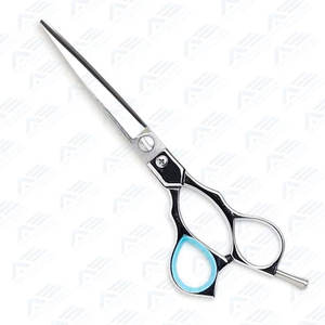 Ciseaux ergonomiques pour barbe et moustache, outil de coupe pour hommes, mini ciseaux pour moustache pour hommes, pour le soin à domicile et en voyage - Product Image 1