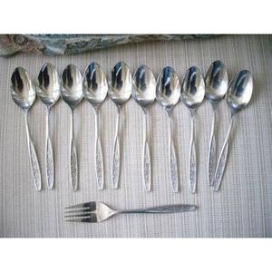 Stainless Steel Casual Fruit Fork Set with Silver Polished Unique Handle Handmade Design Royal Stainless Steel Cutlery Set - Product Image 3