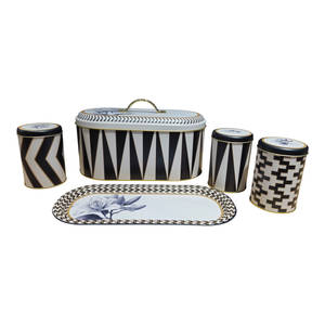 ชุดขนมปังและเครื่องเทศโลหะ5ชิ้นคอลเลกชั่นบลูมเมือง - Product Image 1