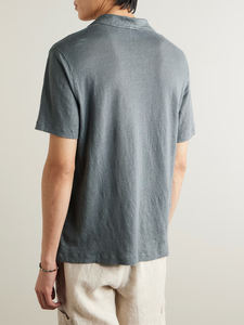 Vintage pour hommes de haute qualité fabriqué au Pakistan pour T-shirt polo Toile solide respirante avec grand logo et design multicolore - Product Image 4