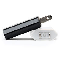 Chargeur mural USB ultra-fin HNT 5W, mini chargeur fin, OEM ODM certifié CE, adaptateur secteur de voyage, prise US EU pour téléphone portable