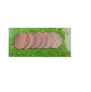 Durable & Stylish Modern <b>Round</b> Personalized Natural Wooden Coasters <b>Mats</b> & Pads for Home Office in Bulk Quantity - Product Image 1
