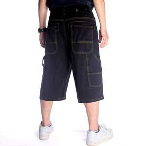 Plus Szie 52 Denim <b>Shorts</b> <b>Men</b> Summer <b>Jeans</b> <b>Shorts</b> Fashion Casual Solid Color Baggy <b>Shorts</b> Male <b>Short</b> Pants Big Size - Product Image 3