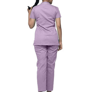 Venta caliente OEM Hospital de manga corta Enfermera Fig Scrubs Uniformes Conjuntos Personalizado Scrubs Traje Hospital Uniformes Médico Enfermería Scrub - Product Image 5