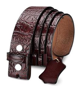 Hot Selling Customizable Genuine Leather <b>Belts</b> with Western Style Steel for Buckle Available Sizes-Wholesale <b>Cowboy</b> Formal Leath - Product Image 1