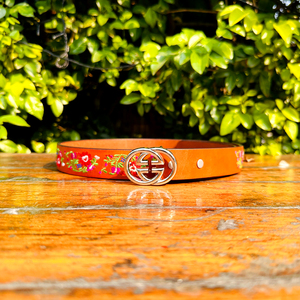 2025 cinturón de cuero genuino bordado de hilo reciclado hecho a medida para hombres y mujeres estilo de moda informal latón Nikhil acabado Aleación de Zinc - Product Image 3