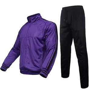 Sudadera con capucha con cremallera atlética deportiva de dos piezas para hombre de gran tamaño y pantalones de jogging Chándal de lana de alta calidad - Product Image 3