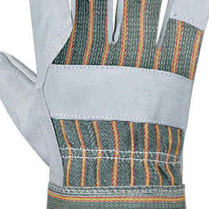 Gants de travail canadiens de sécurité à prix réduit fabriqués sur mesure Gants de travail en cuir antichaleur et résistants aux coupures - Product Image 6