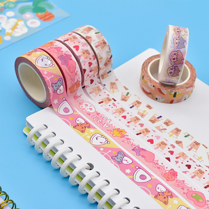 CMYK personalizado impreso Eco alta calidad Kawaii enmascarar japonés lindo Washi fabricante de cintas de papel - Product Image 3