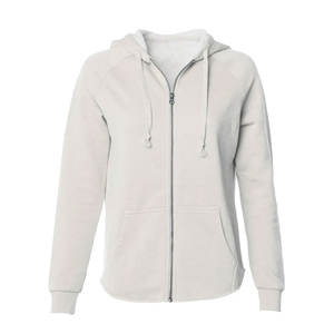 100% coton femmes sweats à capuche grande taille solide fermeture éclair décontracté à capuche surdimensionné sweat haute qualité à manches longues à capuche - Product Image 5