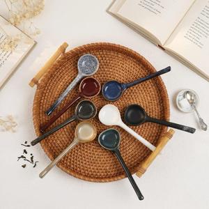 Juego de Cucharas para Servir de Diseño Contemporáneo, Mango Largo, Resina Ecológica, Ligeras, con Acabado Espejo - Product Image 3