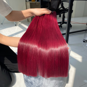 Extensiones de cabello humano Remy de color personalizado suave sin procesar hueso recto vietnamita resaltar pelucas para paquetes de trama Genius - Product Image 6