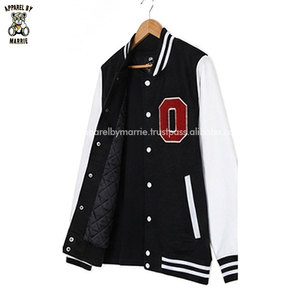Chaquetas Varsity Bordadas Cómodas y Cálidas para Invierno, Chaquetas Varsity Bordadas Relajadas para Moda Urbana - Product Image 3
