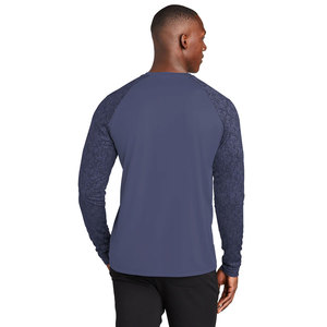 Camisas de gimnasio de compresión azul de manga larga personalizadas Rash Guard MMA personalizadas para hombre camisas de manga completa - Product Image 5