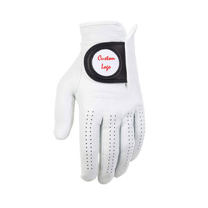 Cabretta ถุงมือกอล์ฟหนังแกะสำหรับเล่นกอล์ฟถุงมือหนังแท้สำหรับมือซ้ายขวาออกแบบโลโก้ได้ตามต้องการ - Product Image 1