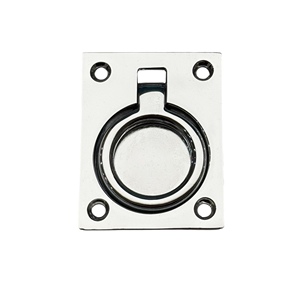 Tirador de anillo al ras del dedo para manijas y perillas de muebles de puerta - Product Image 1