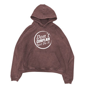 Sun Fad Acid Wash Hoodies Oversize Pullover Heavy Weight Adult Men Acid Wash Hoodie With <b>Screen</b> Printed Logo Design - Product Image 5