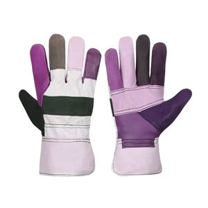 Gants de travail en cuir de sécurité de protection personnelle Cuir de grain Respirant Résistant à la déchirure Longueur personnalisable Utilisation industrielle - Product Image 1