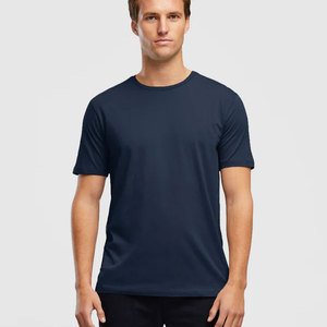 Camiseta de Hombre, Informal, Lisa, de Algodón HD, Cuello Redondo - Product Image 6