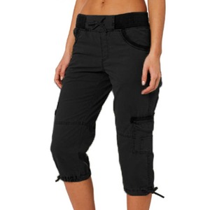 Womens Summer <b>Cropped</b> <b>Pants</b> Women Cargo <b>Pants</b> <b>Cropped</b> Trousers Harem Jogging Beam Foot Fitness Multi-pocket, outdoor <b>pants</b> - Product Image 5