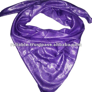 Écharpe en jersey Lurex carré solide pour adultes Châle de printemps traditionnel - Product Image 2