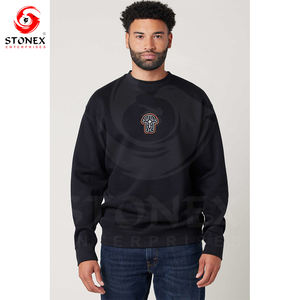 Forro polar de poliéster de alta calidad con diseño 3D bordado con logotipo personalizado para hombre, ropa informal de talla grande, estilo suelto de invierno - Product Image 1