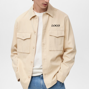 Vestes Bomber en Sergé pour Hommes avec Logo Personnalisé, Meilleure Vente OEM, Vestes Décontractées pour Hommes, Respirantes et Coupe-Vent, 2026 - Product Image 1