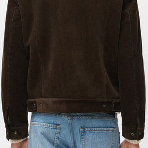 <b>Corduroy</b> <b>Jacket</b> Latest High Quality Men's Long Sleeve With Buttoned Cuffs Adjustable Hem With Button Customized Logo Design 2026 - Product Image 2