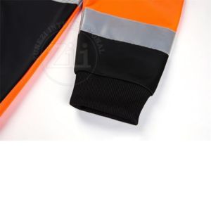 Sudadera de alta visibilidad Hi-vis para hombre Seguridad verde Hi Vis Sudadera con capucha reflectante Jersey Seguridad Sudadera con capucha Manga larga Construcción - Product Image 5