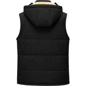 Gilet matelassé tissé personnalisé pour femme 2025/2026, à fermeture éclair frontale, couleur unie, respirant, séchage rapide, chaud, col roulé, hiver - Product Image 2