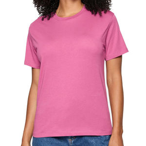 Vente flash T-shirts pour femmes toutes tailles en gros Coton Mode Coloré Décontracté Personnalisez votre logo de marque Vente en gros T-shirt 100% coton - Product Image 1