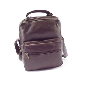 Mode unisexe grande capacité concepteur moderne en cuir véritable fermeture éclair fronde et sac de messager - Product Image 1