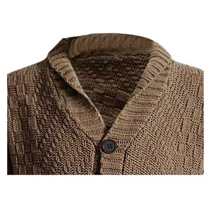 เสื้อสเวตเตอร์ผู้ชาย น้ำหนักเบา เสื้อคาร์ดิแกนสำหรับผู้ชายและผู้หญิง ดีไซน์แฟชั่นใหม่ สไตล์ลำลอง ถักทออย่างมีสไตล์ - Product Image 6