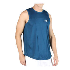 Débardeur de gymnastique pour hommes sur mesure de haute qualité vêtements de sport sans manches confortables pour l'entraînement - Product Image 1