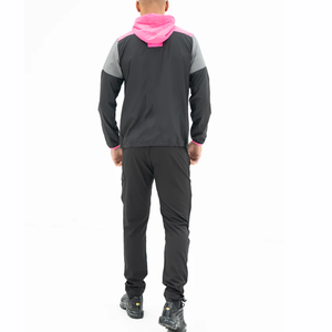 Sudadera deportiva para exteriores para hombre, transpirable, sostenible, colección de otoño, estampado, color bloqueado, bordado, adultos - Product Image 3