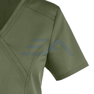 Nouveaux hauts à encolure croisée pour femmes, style tendance, faible MOQ, nouvelle conception, marque privée - Product Image 4