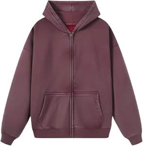 Sudadera con Capucha Extra Grande de Alta Calidad Personalizada, Estilo Urbano, Acabado Vintage Lavado al Ácido, Sudadera Clásica Urbana - Product Image 5