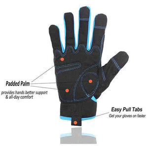 Mechanic Gloves for Hand Protection During Heavy Work Mechanic Gloves with Breathable Back and Soft <b>Padding</b> Mechanic Gloves - Product Image 6