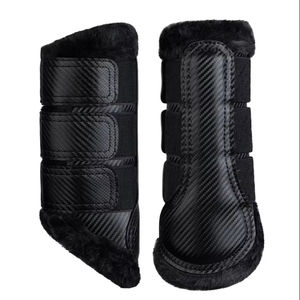 Bottes de brossage pour chevaux en gros avec rembourrage absorbant les chocs, soutien complet des tendons du jarret, bottes de brossage pour chevaux du Pakistan - Product Image 1
