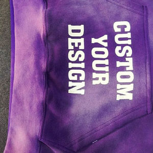 ชุดวอร์มซัก2ชิ้นสำหรับคุณแม่ทำตามสั่งแผ่นพัฟฟ์พิมพ์ลายกรดแผ่นผ้ากำมะหยี่ปักด้านล่าง - Product Image 6