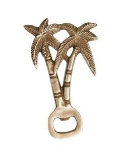 Abrebotellas de palmera redondo chapado en oro moderno de alta calidad estilo real Mesa decorativa Aleación de Metal logotipo personalizado precio bajo - Product Image 6