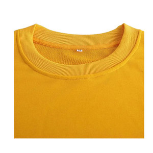 Coupe ample professionnelle côtelée col rond 80% coton 20% polyester polaire côtelé Logo personnalisé couleurs imprimé Anti-rides respirant - Product Image 2