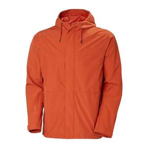 Vestes de pluie légères pour hommes avec coque imperméable coupe-vent, fermeture éclair intégrale et capuche réglable pour les sports et les activités de plein air - Product Image 1