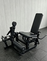 Machine à soulever les jambes et à flexion des jambes BN Commercial Plate Loaded 2 en 1, équipement d'entraînement pour la musculation personnelle et la salle de sport