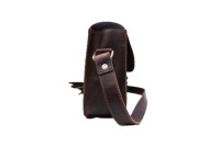 Tas selempang kulit Tooled tangan untuk wanita disesuaikan Vintage selesai tas kulit wanita tas selempang kulit penuh Grain