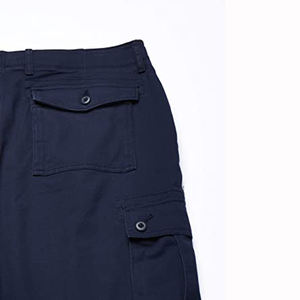 Pantalon cargo décontracté brodé pour homme, 100% coton, tissu Oxford, disposition multi-poches pour le travail et les voyages - Product Image 5