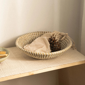 Tazón redondo grande de algas marinas, vajilla natural, decoración de presentación de comida, productos vietnamitas al por mayor ecológicos - Product Image 6