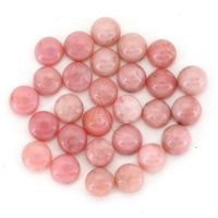 Lot de cabochons de pierres précieuses opale rose naturelle ronde de haute qualité pour la fabrication de bijoux au prix d'usine