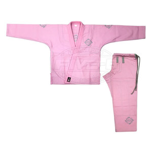 Vêtement d'arts martiaux personnalisé en gros, respirant et extensible, pour BJJ, Karaté, Judo, Taekwondo, en polyester/coton, pour hommes adultes - Product Image 4