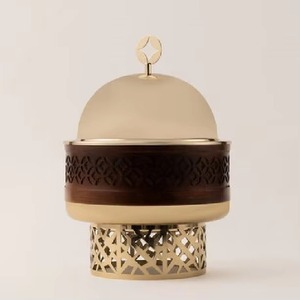 Casserole arabe moderne en aluminium et en bois Faite à la main de luxe de table Passe au lave-vaisselle Écologique Prêt à l'induction - Product Image 6